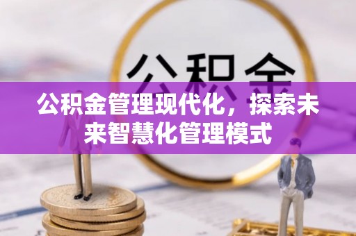 德阳公积金管理现代化，探索未来智慧化管理模式